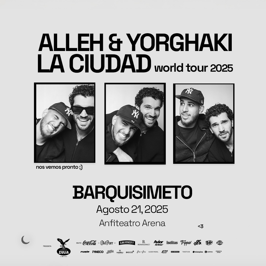 Alleh & Yorghaki (Barquisimeto) en Ticketplate (Barquisimeto)